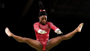 Simone Biles va patir assetjament sexual per part de Larry Nassar, ex metge de l’equip nord-americà de gimnasia artística. (Víctor Lerena / EFE).