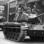 Un M41 walker bulldog de la cavalleria blindada Xilena durant el cop d'estat de 1973 (Wikicommons/ goodvibes11111)