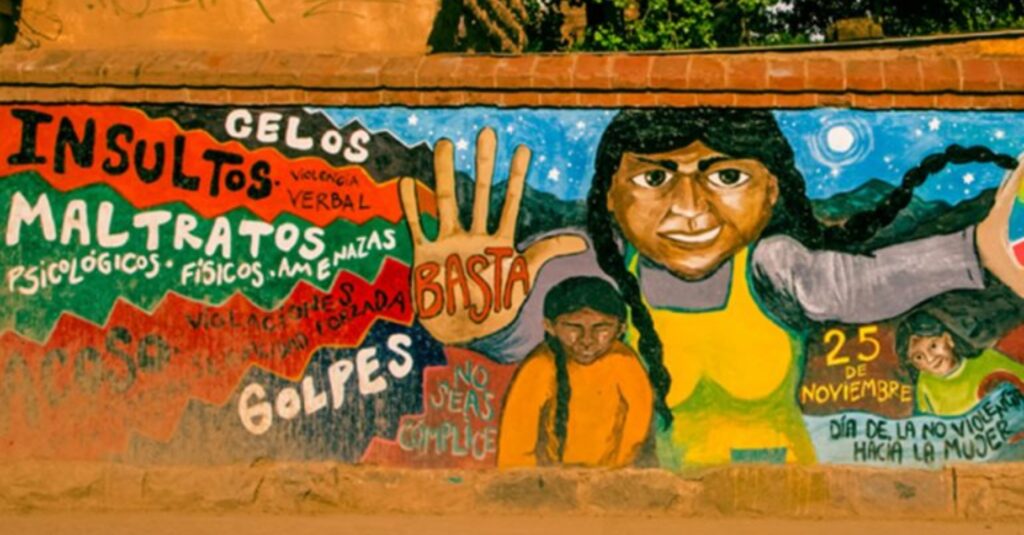 Mural contra la violència masclista a Argentina. (Francoise Gaujour / Flickr)
