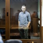 Aleksei Navalni a la sala de tribunals de Moscou el 20 de febrer de 2021 Evgeny Feldman Wikipedia