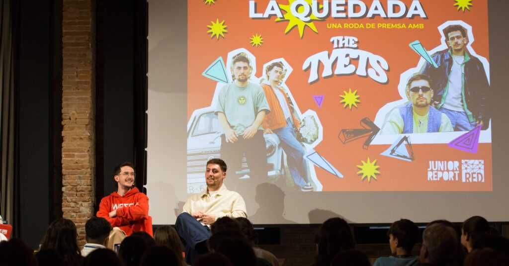 Oriol de Ramon i Xavier Coca, components de The Tyets a ‘La Quedada’ de Junior Report RED