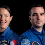 Els astronautes Sophie Adenot i Raphael Liegeois (ESA)