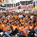 Participants a la manifestació celebrada a Madrid (Sindicato de Inquilinas e Inquilinos de Madrid)