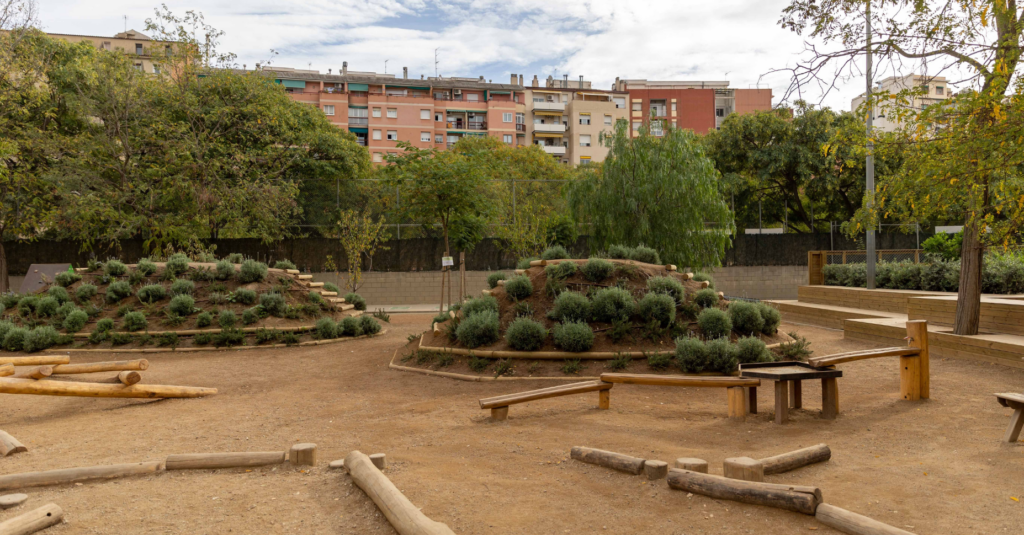 Transformació del pati de l’escola Molí de Finestrelles/Ajuntament de Barcelona