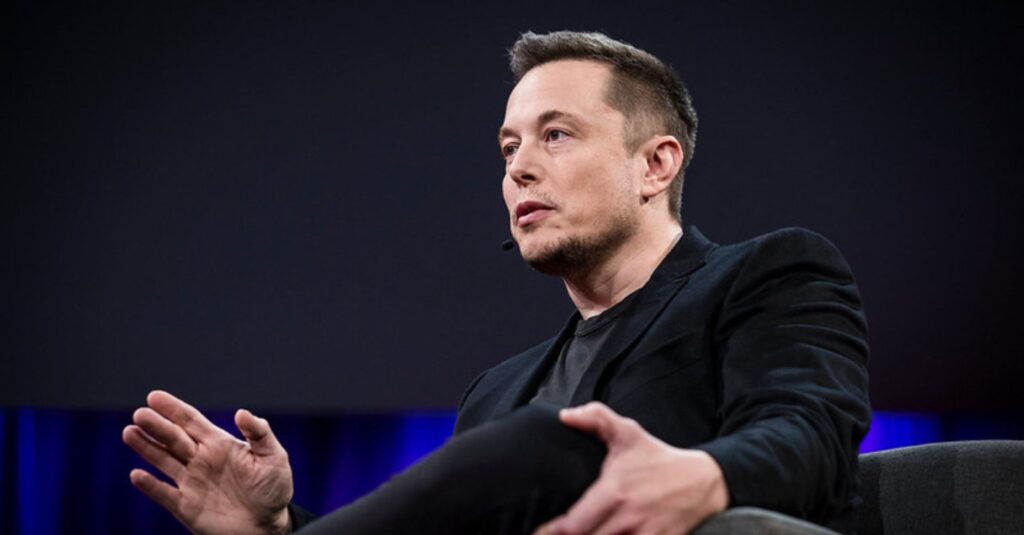 L'empresari Elon Musk en una conferència
