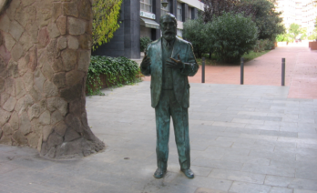 Escultura de 'A Antoni Gaudí' de Joaquim Camps a Barcelona/Canaan-Wikimedia Commons