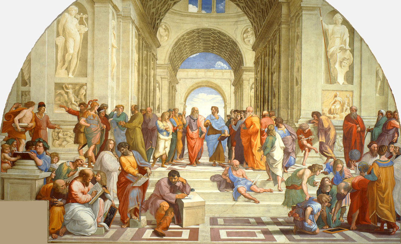 ‘L’Escola d’Atenes’, quadre pintat per Rafael.