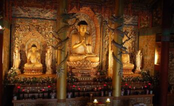 Templo budista en Jeju, Corea del Sur. (Wikimedia Commons)