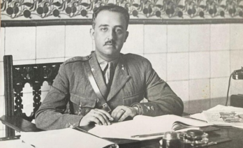 Franco, director de l’Acadèmia General Militar de Saragossa, 1927-1931. (Wikimedia Commons)